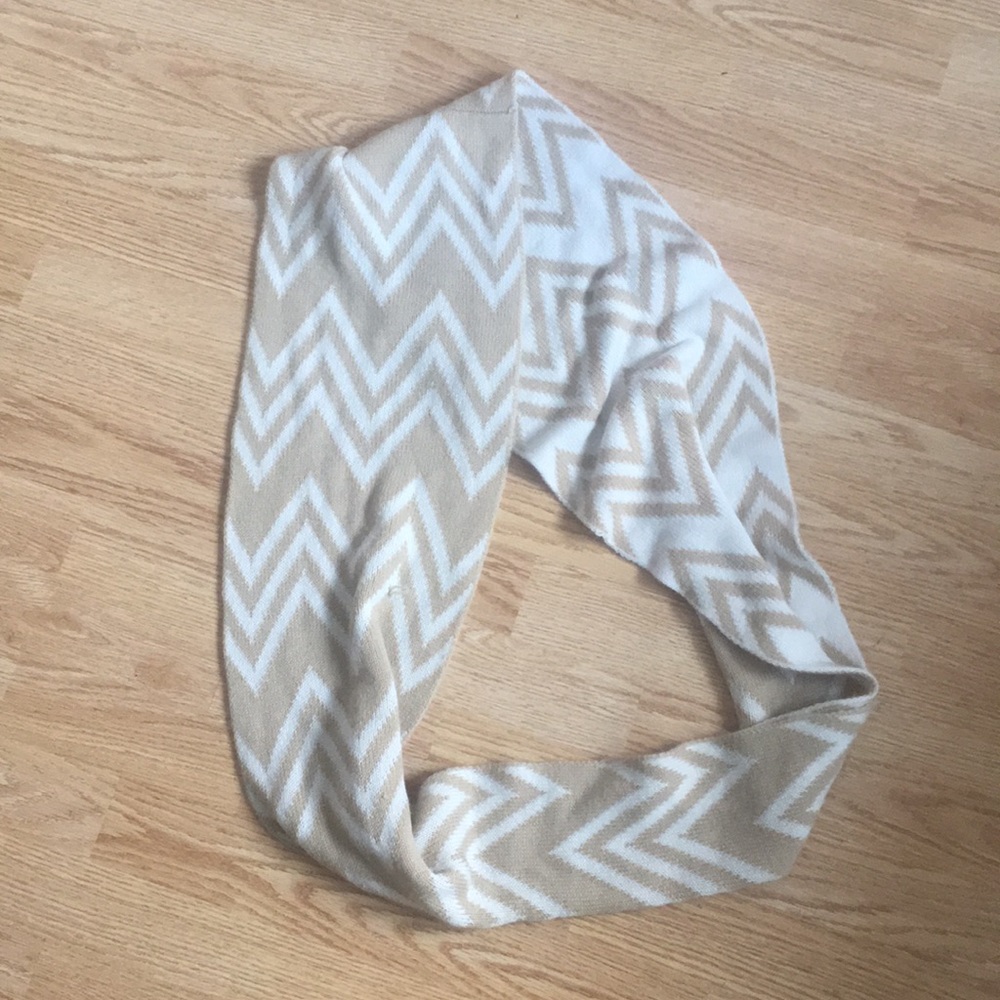 Cream colored scarf